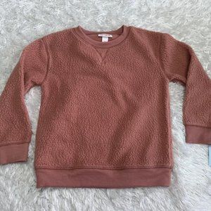 Cat & Jack Toddler Kid Sweatshirt Long sleeve pull over Fleece Size 5T